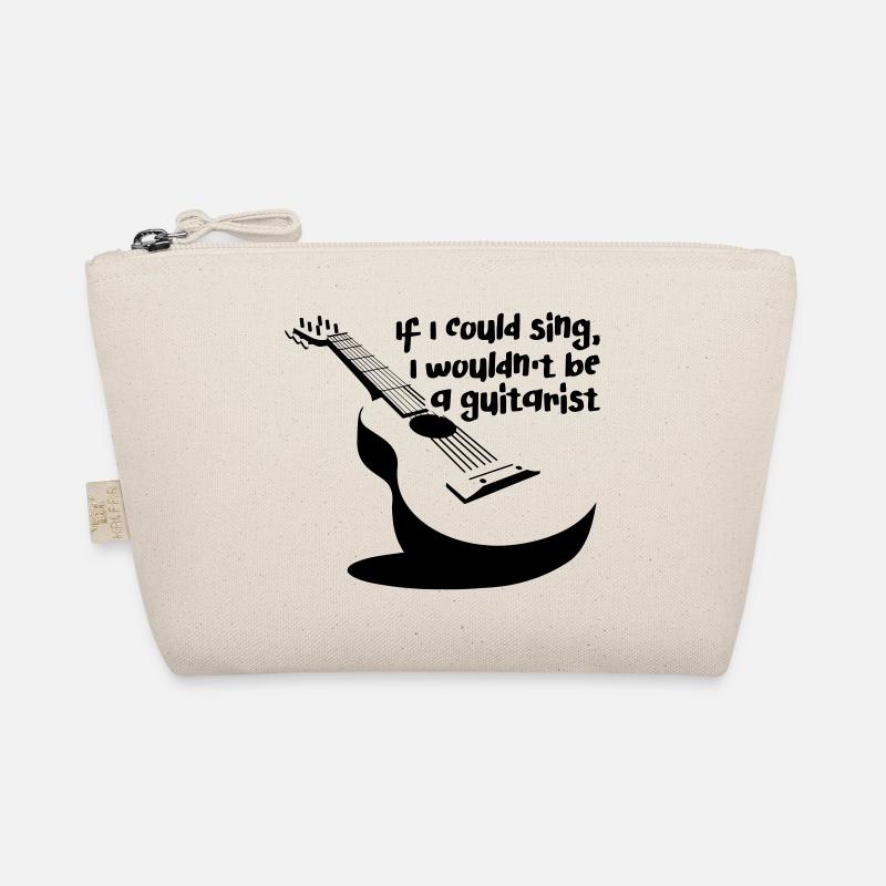 If i could sing i would not be a guitarist Bio-Täschchen