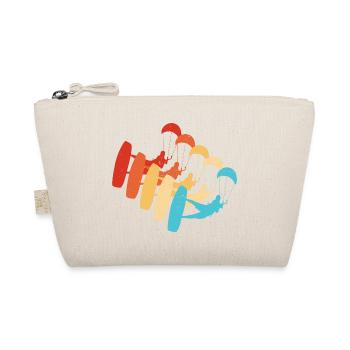 Kitesurfing Kite Kite Women Kitesurfer Kitesurfing - Organic Pouch - nature - Front