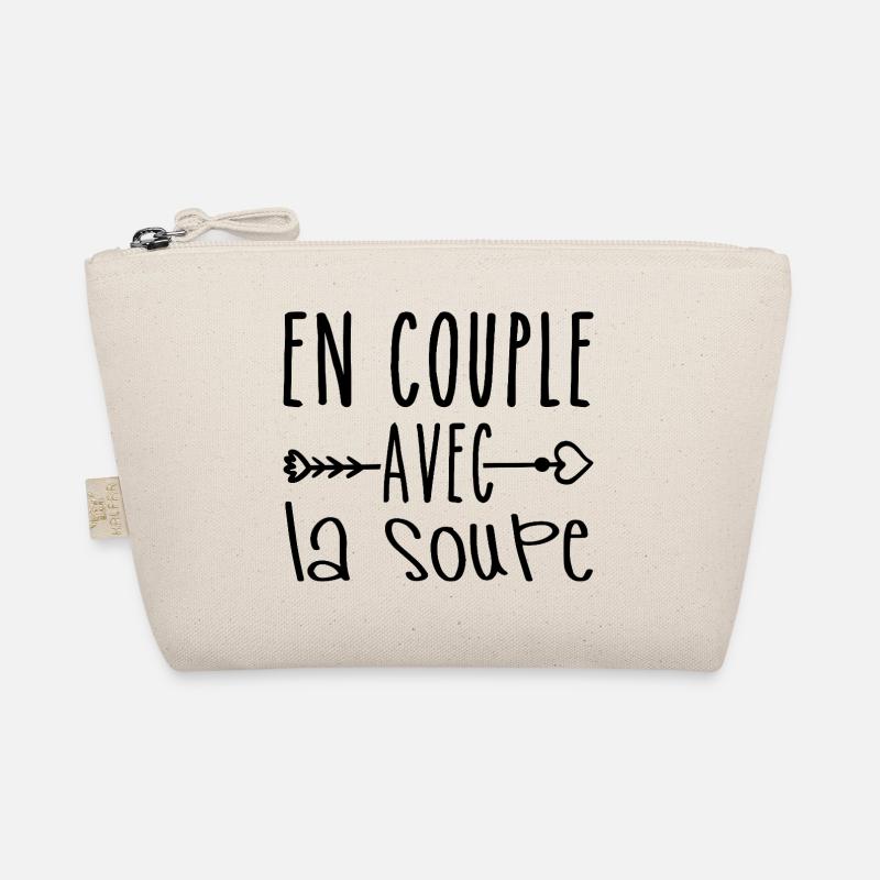 Couples with Soup, Soup Fans Gift Organic Pouch