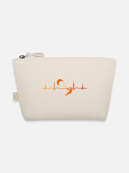 Kite Kitesurf kitesurfer hommes femmes kitesurfeur - Trousse biologique - nature - Devant