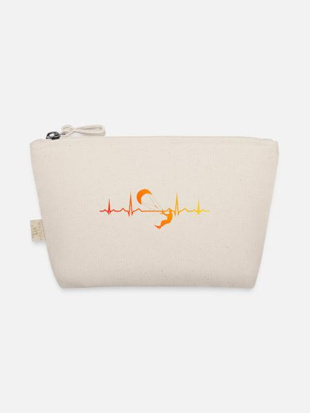 Kiten Herren Kitesurf Kite Kitesurfen Damen - Bio-Täschchen - Natur