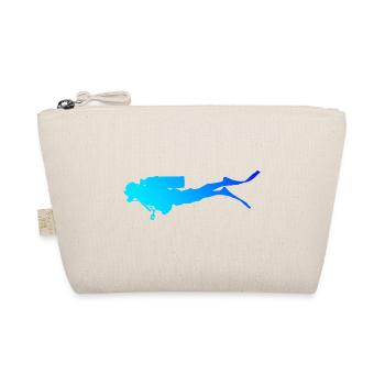 Scuba Diver Damen Scuba Taucher Free Dive - Bio-Täschchen - Natur - Vorne