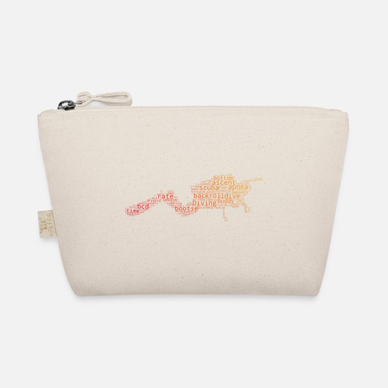 Scuba Diver Men Free Dive Diving Organic Pouch