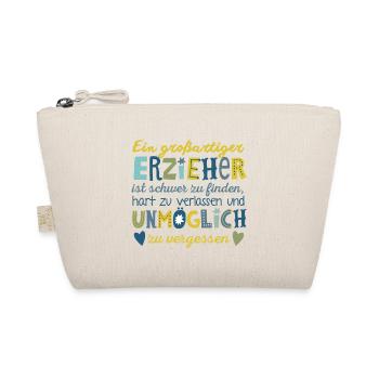 Großartiger Erzieher - Bio-Täschchen - Natur - Vorne