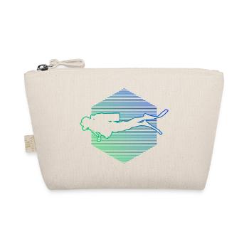 Scuba Tauchen Scuba Taucher Tauchen Damen - Bio-Täschchen - Natur - Vorne