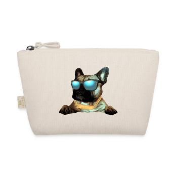 Frenchie, Bully, French Bulldog, cute dog - Organic Pouch - nature - Front