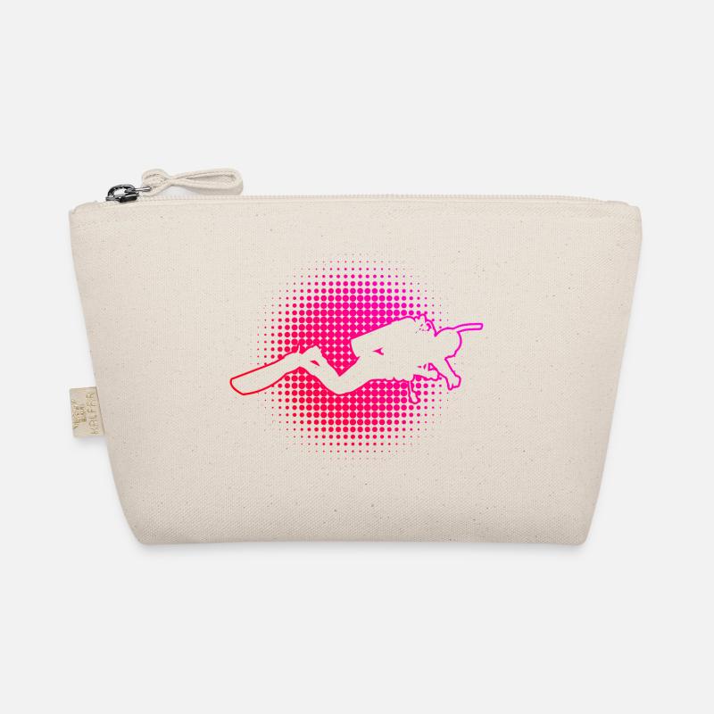 Scuba Diver Free Dive Diving Scuba Diving Organic Pouch