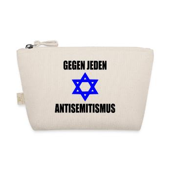 Gegen jeden antisemitismus - Bio-Täschchen - Natur - Vorne
