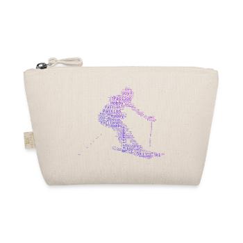 Women Skier Stunt Ski Winter Sports Freestyle Sk - Organic Pouch - nature - Front