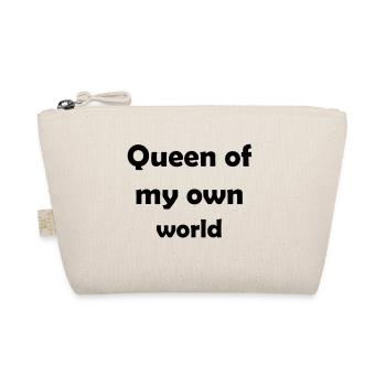 Queen of my own world - Bio-Täschchen - Natur - Vorne