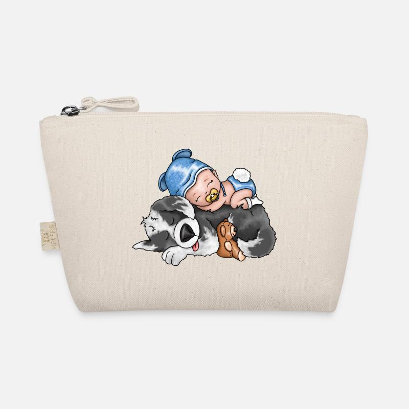 Chien avec bébé mignon et mignon Trousse biologique