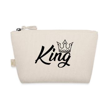 king, be the king, couple t-shirt idea - Organic Pouch - nature - Front