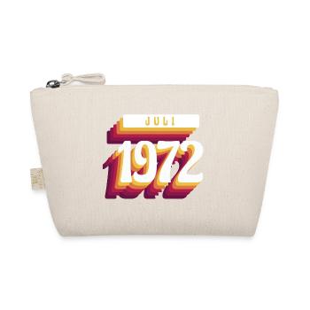 July 1972 - 50th Birthday Gift. Awesome. - Organic Pouch - nature - Front