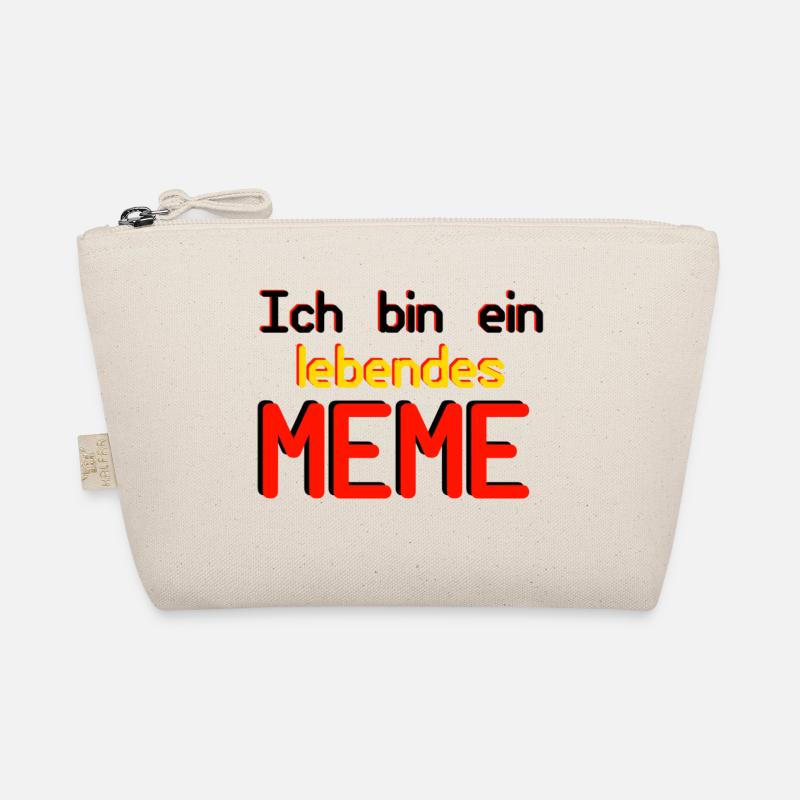 Ich bin ein lebendes Meme (Basic Collection) Bio-Täschchen