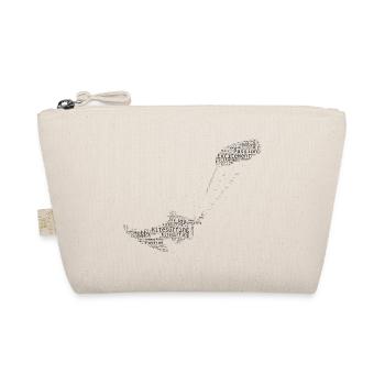 Men's Kite Kitesurf Kiting Women Kitesurfers - Organic Pouch - nature - Front