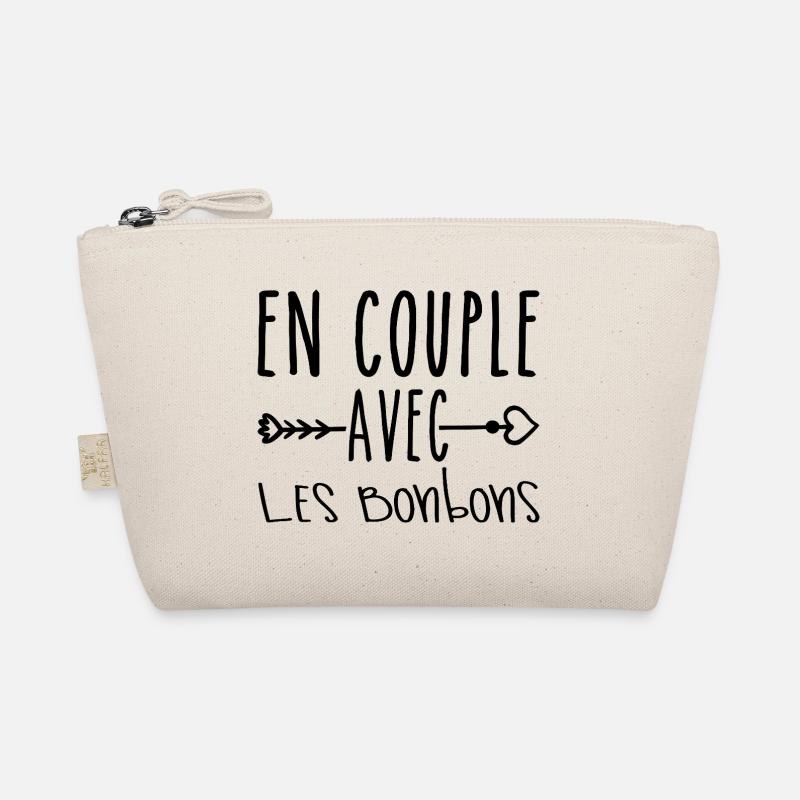 Couples with Candy, Gift Candy Fans Organic Pouch