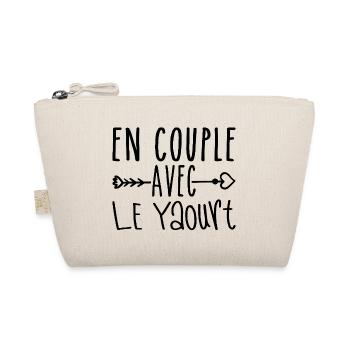 En Couple avec Yaourt, cadeau Fans de Yaourt - Trousse biologique - nature - Devant