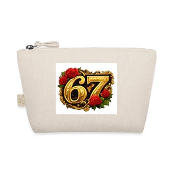 Golden67 Rose Frame - Organic Pouch - nature - Front