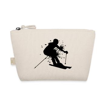 Herren Freestyle Skifahrer Skifahrer Skiing - Bio-Täschchen - Natur - Vorne