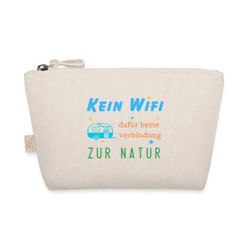 Kein WIFI dafür beste Verbindung zur Natur - Bio-Täschchen - Natur - Vorne