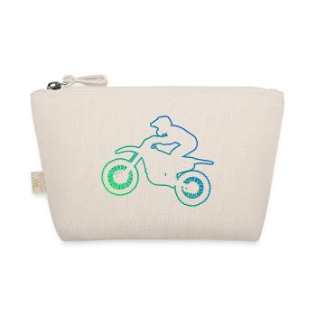 Dirtbike Motocross Freestyle Motocross Dirt Bike - Bio-Täschchen - Natur - Vorne