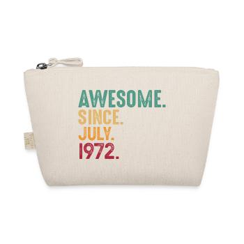 July 1972 - 50th birthday gift. Awesome. - Organic Pouch - nature - Front
