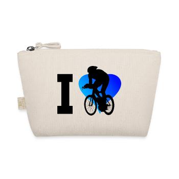 Road Bike Road Cyclist Road Bike Road Cycling - Organic Pouch - nature - Front