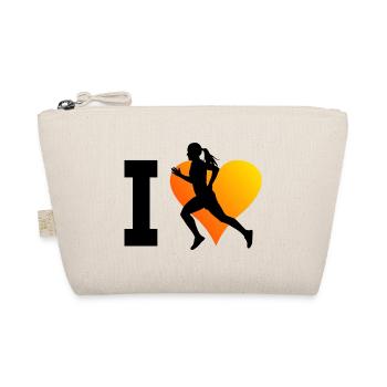 Race Running Jogging Men Running Women - Organic Pouch - nature - Front