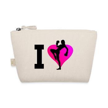 Kickboxer Kickboxing Boxing Women Kickboxing - Organic Pouch - nature - Front
