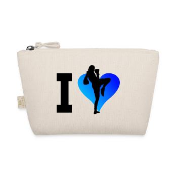 Thai Boxing Women Muay Thai Thai Boxer Men - Organic Pouch - nature - Front