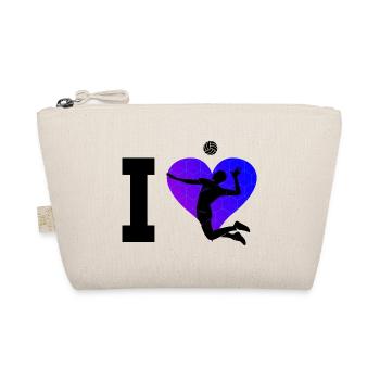 Beach Volleyball Beach Volley Volley Volleyball - Organic Pouch - nature - Front