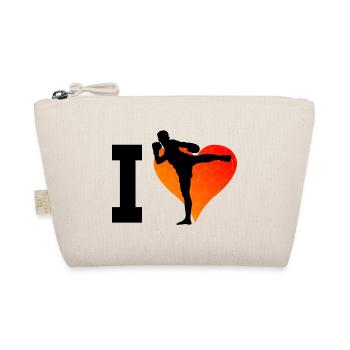 Thai boxers Thai boxing Muay Thai Thai boxing - Organic Pouch - nature - Front