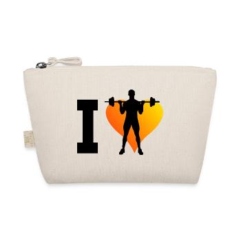 Cardio Endurance Training Weightlifting Men - Organic Pouch - nature - Front