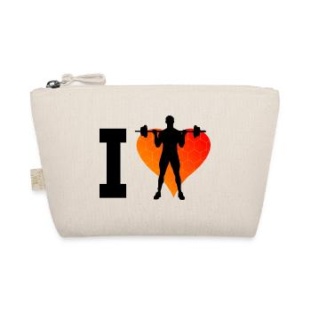 Men's Cardio Weightlifting Strength Training Endurance - Organic Pouch - nature - Front