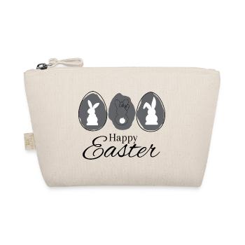 Happy Easter Shirt Women's Gift Idea - Organic Pouch - nature - Front
