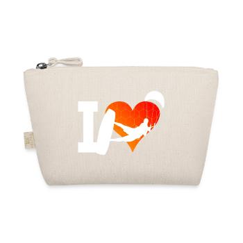 Women Kitesurfing Kitesurfer Kite Kite Men - Organic Pouch - nature - Front