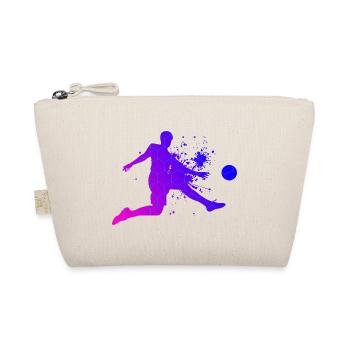 Fussballspieler Fussballspielen Herren Fussball - Bio-Täschchen - Natur - Vorne