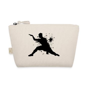 Wushu Herren Kung Fu Kampfsport Kungfu Damen - Bio-Täschchen - Natur - Vorne