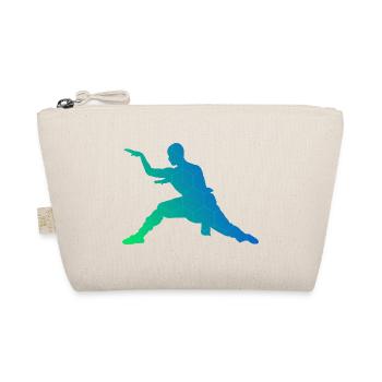 Martial Arts Kung Fu Women Men Wushu Kungfu - Organic Pouch - nature - Front