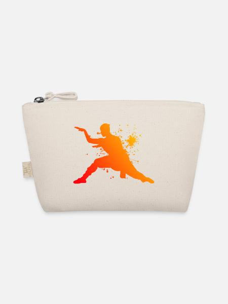 Damen Kungfu Kung Fu Herren Wushu Kampfsport - Bio-Täschchen - Natur