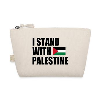 I stand with palestine - Organic Pouch - nature - Front