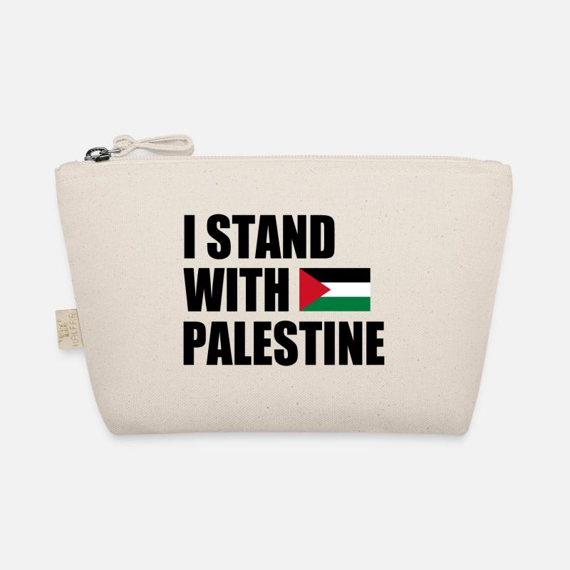 I stand with palestine - Bio-Täschchen - Natur