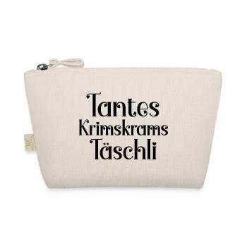 Tantes Krimskrams Täschli Tante Schweiz - Bio-Täschchen - Natur - Vorne
