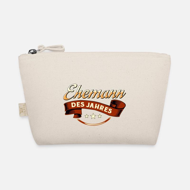 Ehemann des Jahres RAHMENLOS Geschenk - Bio-Täschchen - Natur