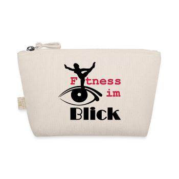 Fitness im Blick Sport Medizin Sprüche Geschenk - Bio-Täschchen - Natur - Vorne