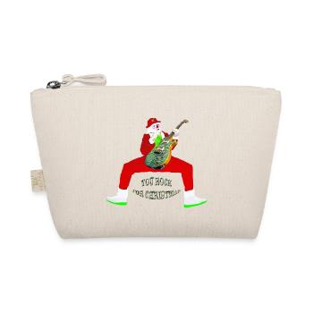 père Noël guitariste you rock for christmas - Trousse biologique - nature - Devant