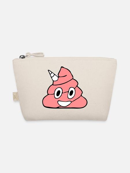 Pink Unicorn Garbage Pile - Organic Pouch - nature - Front