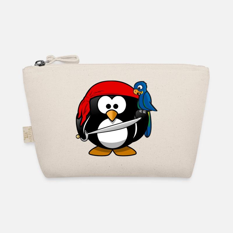 Pirat Pinguin Seeräuber Bio-Täschchen