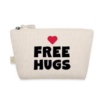Free Hugs - Bio-Täschchen - Natur - Vorne