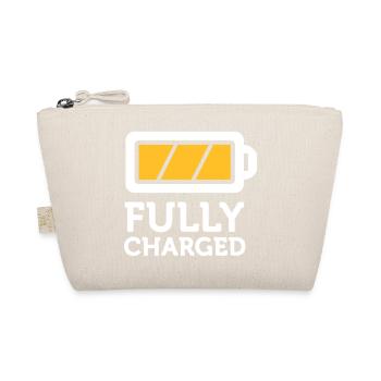 I Am Fully Charged! - Organic Pouch - nature - Front